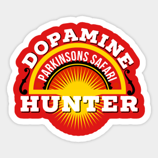 DOPAMINE HUNTER Parkinsons Safari Sticker